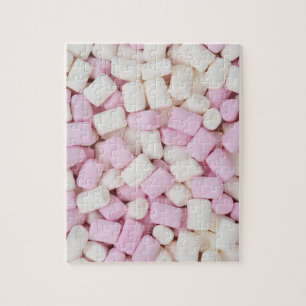 Puzzle denteux de mini guimauve