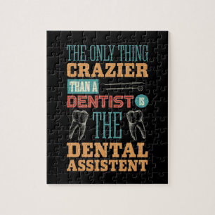 Puzzle Dentiste-cadeau, hygiéniste dentaire assistante d