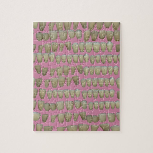 PUZZLE DENTISTE DENTISTES ORTHODONTIQUES BOUCHE DE DENTS  (Vertical)