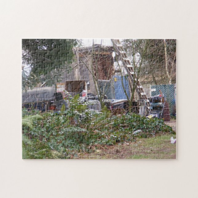 Puzzle d'entrepôt de ferraille de voisinage (Horizontal)