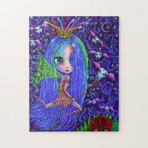 Puzzle Dents Fée de dents Flexibles Dents Brosse à dents 