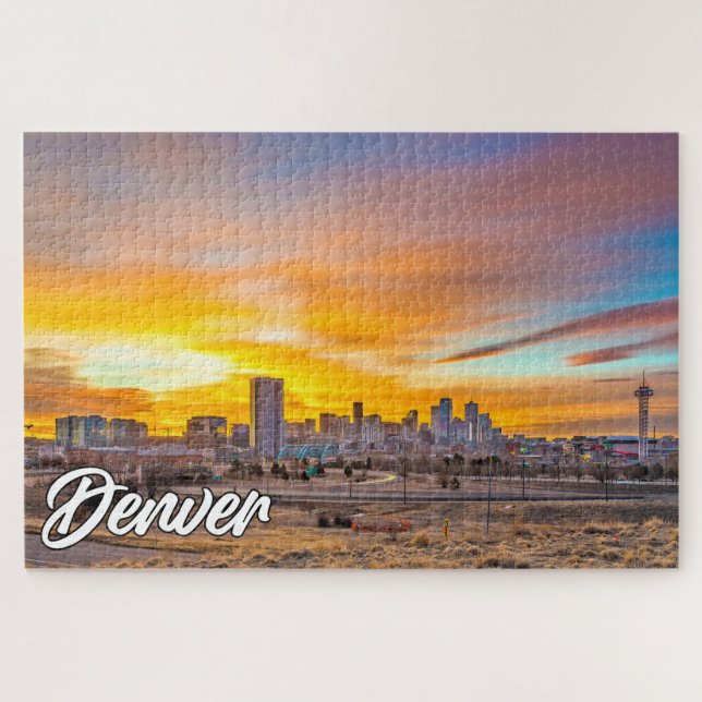 Puzzle Denver, Colorado, États-Unis (Horizontal)