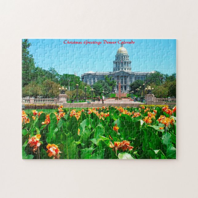 Puzzle Denver Colorado.Joyeux Noël (Horizontal)