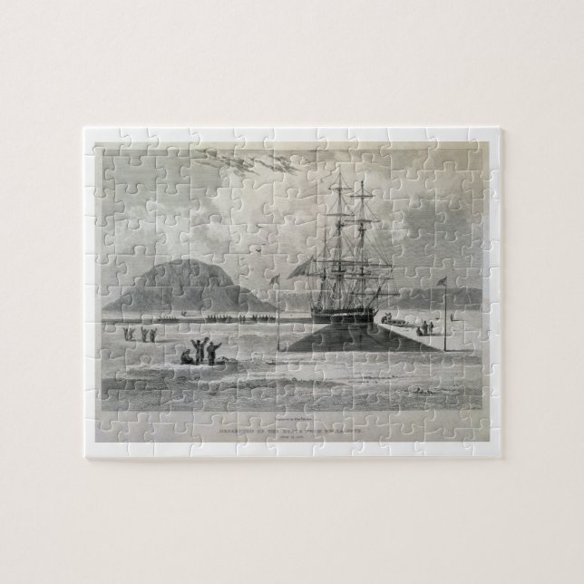 Puzzle Départ des bateaux à la crique de Hecla, le 21 (Horizontal)