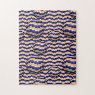 Puzzle Déplacer des boules colorées avec des rayures Illu