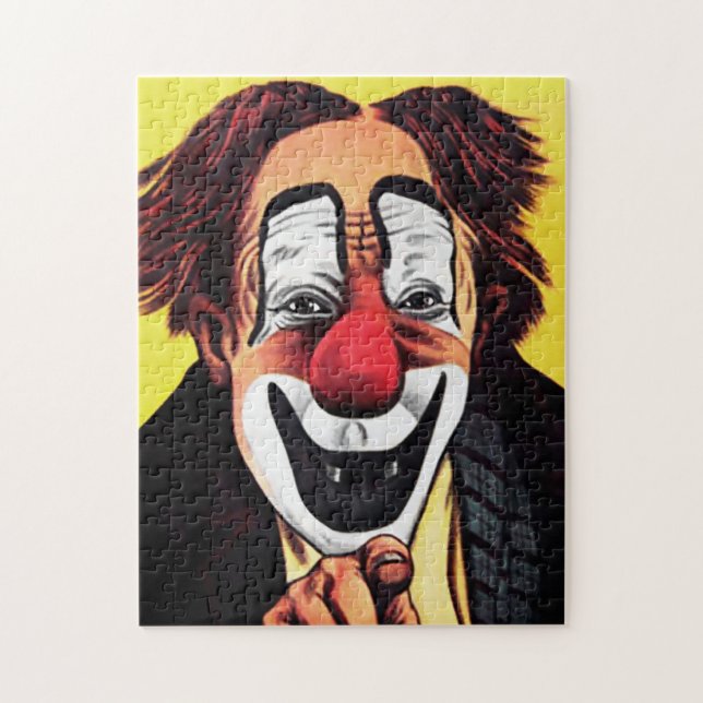 Puzzle Déplaisant 3 de clown Vintage (Vertical)