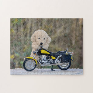 Puzzle Der Biker - Hund -