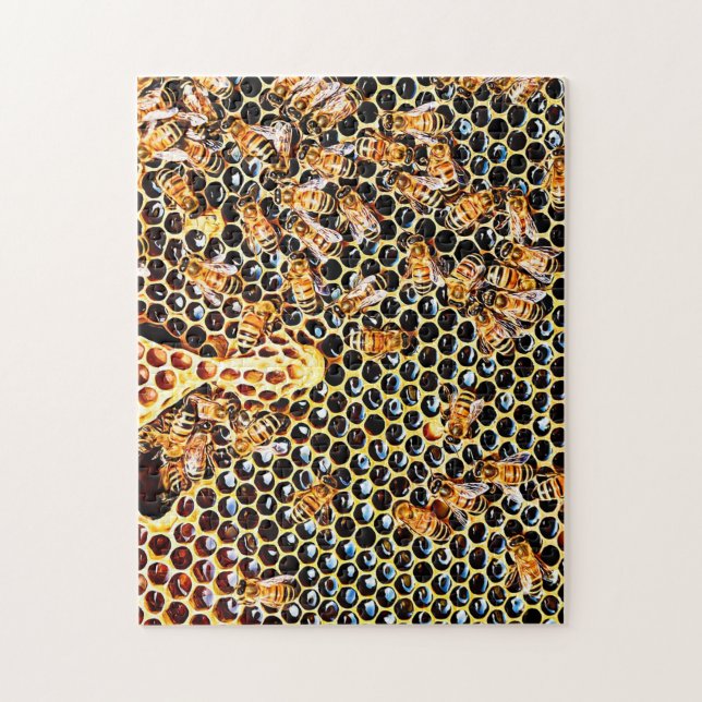 Puzzle des abeilles de miel (Vertical)