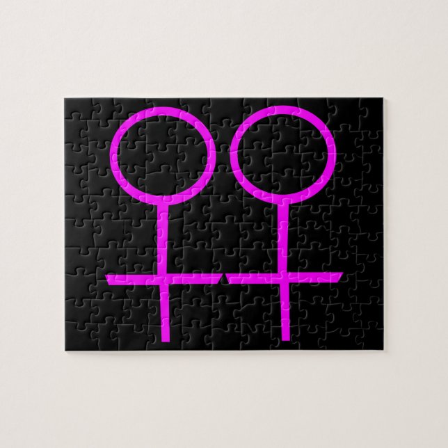 Puzzle des amoureux lesbiennes (Horizontal)