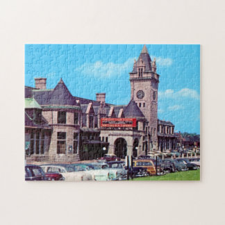 Puzzle des années 1950 de station des syndicats de