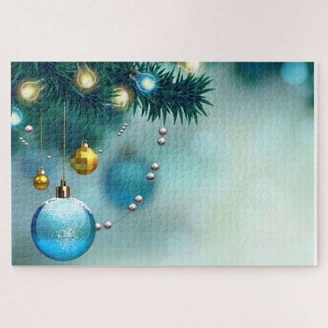 Puzzle des balles de Noël (Horizontal)