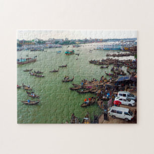 Puzzle Des Bateaux Du Bangladesh.