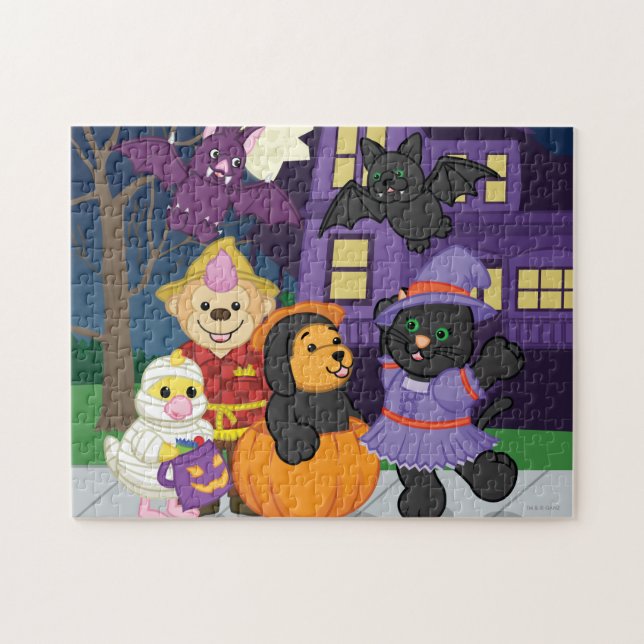 Puzzle Des bonbons ou un sort de Webkinz Halloween (Horizontal)