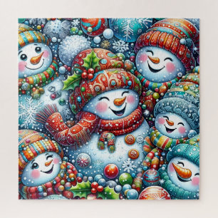 Puzzle des bonshommes de neige