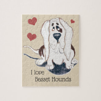 puzzle des chiens de basset d'amour de l'amoureux