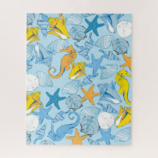 Puzzle des coquilles 16x20 pour les aveugles de co