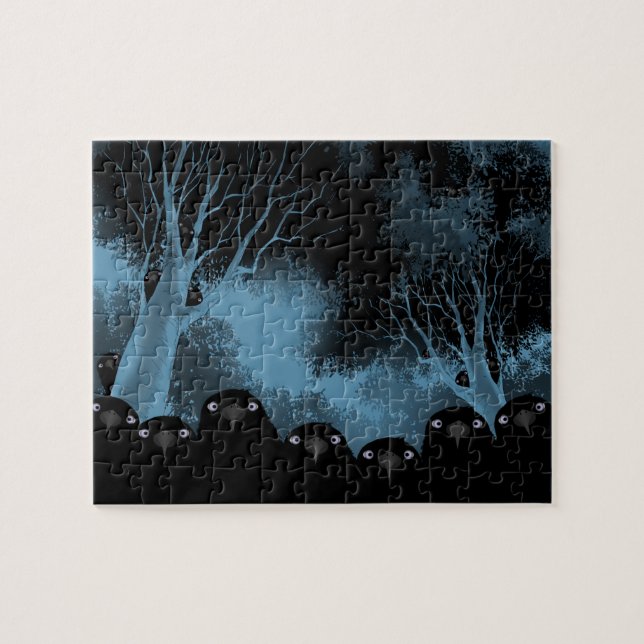 Puzzle des corbeaux éffrayants (Horizontal)