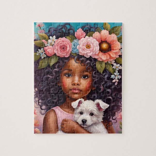 Puzzle des filles afro-américaines (Vertical)