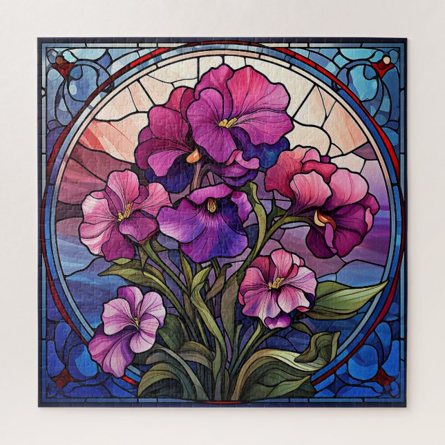 Puzzle des fleurs de sansy (Vertical)