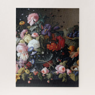 Puzzle Des fleurs Vintages colorées Vase Art Peinture