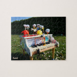 Puzzle Des fubby sur le piano qui font de la musique et d