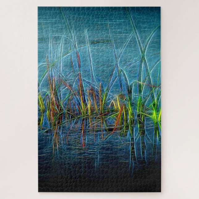 Puzzle des herbes sarcelles (Vertical)