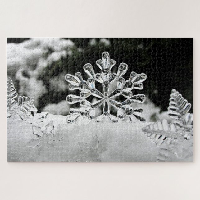 Puzzle des lacs de neige (Horizontal)