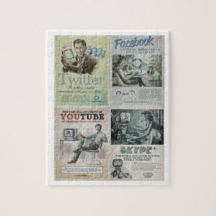 Puzzle des médias sociaux