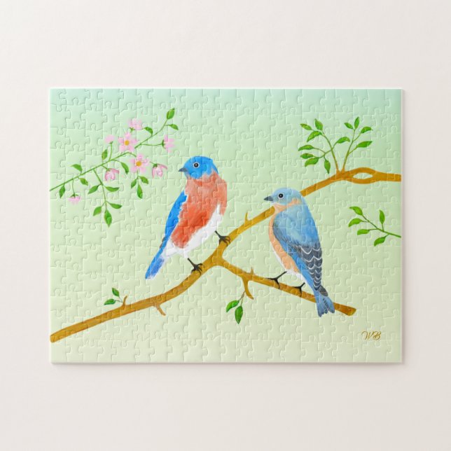 Puzzle des Merles Bleus (Horizontal)