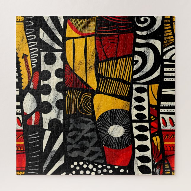 Puzzle des Motifs tribaux africains (Vertical)