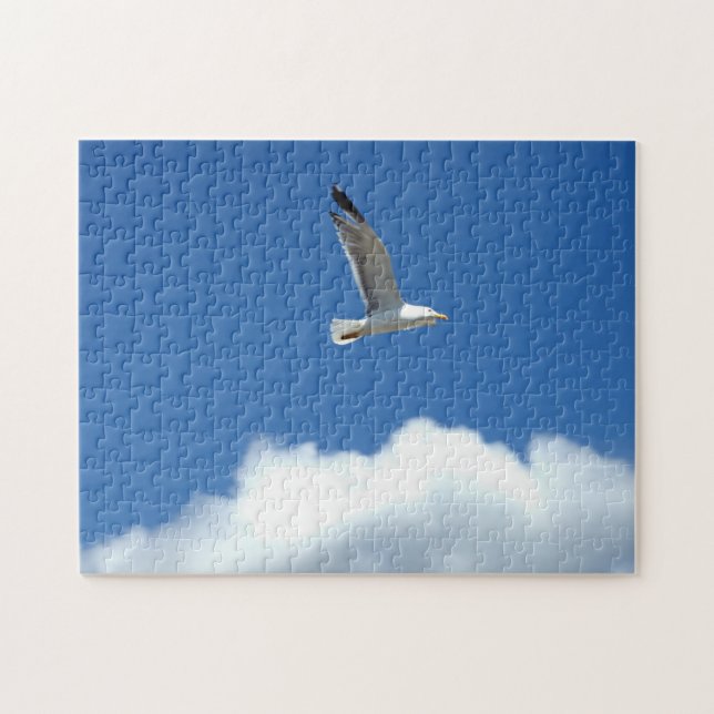 Puzzle des mouettes solitaires (Horizontal)