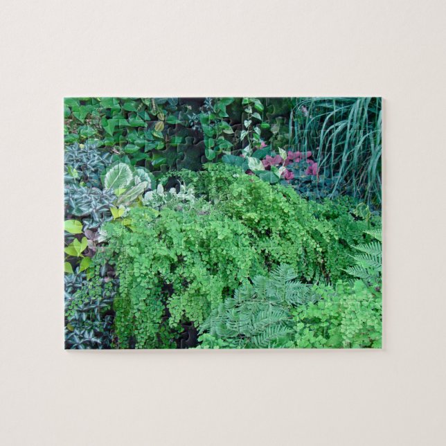 Puzzle Des nuances de vert-vert de cent est magnifique (Horizontal)
