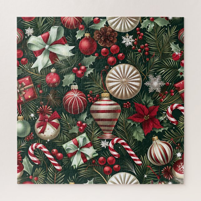 Puzzle des ornements de Noël (Vertical)