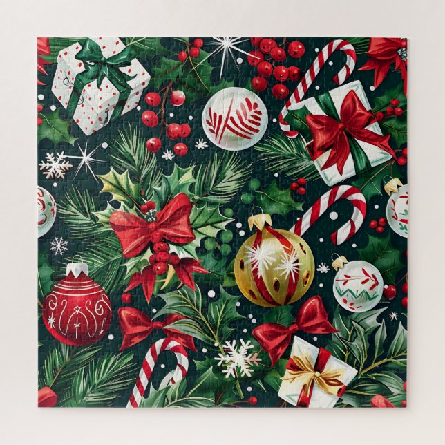 Puzzle des ornements de Noël (Vertical)