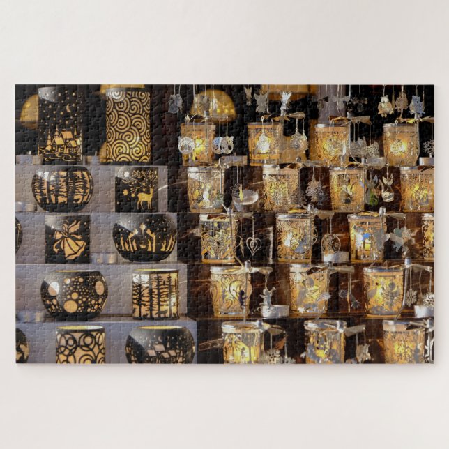 Puzzle des ornements de Noël (Horizontal)