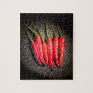 Puzzle des Peppers Red Chili avec Tin