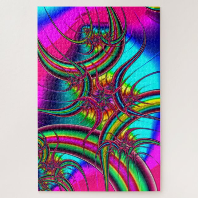 puzzle des plumes fractales (Vertical)