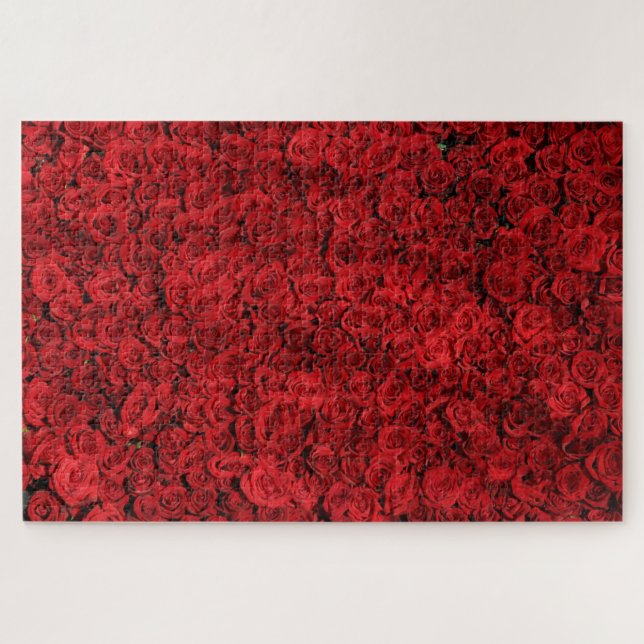Puzzle des roses rouges (Horizontal)