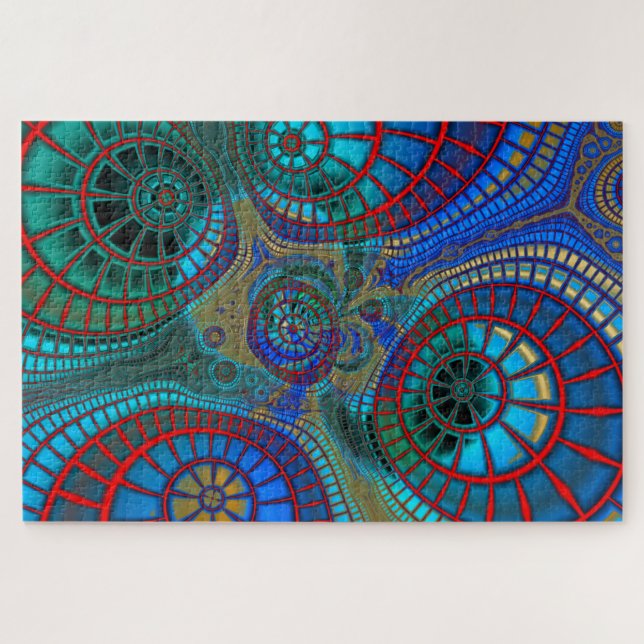 puzzle des roues d'énergie (Horizontal)