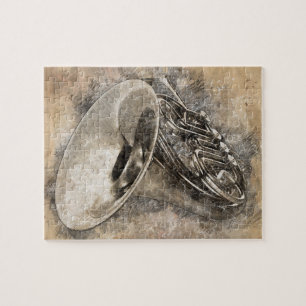 Puzzle Des sons de musique. Trompette