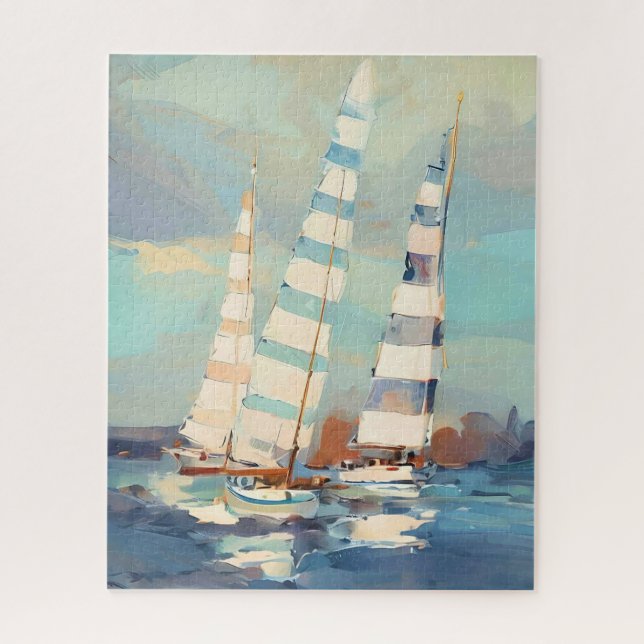 Puzzle des voiliers (Vertical)