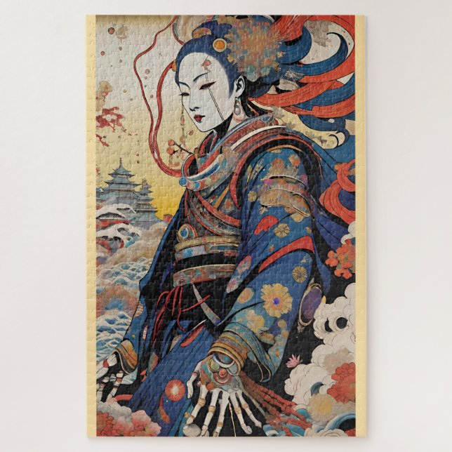 Puzzle Descente d'hiver - Ken Gage Surreal Art (Vertical)