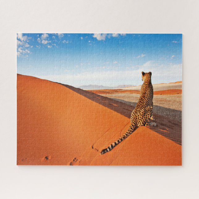 Puzzle Deserts | Cheetah Savannah Desert (Horizontal)