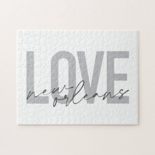 Puzzle Design cool simple, urbain et moderne Aimer La Nou