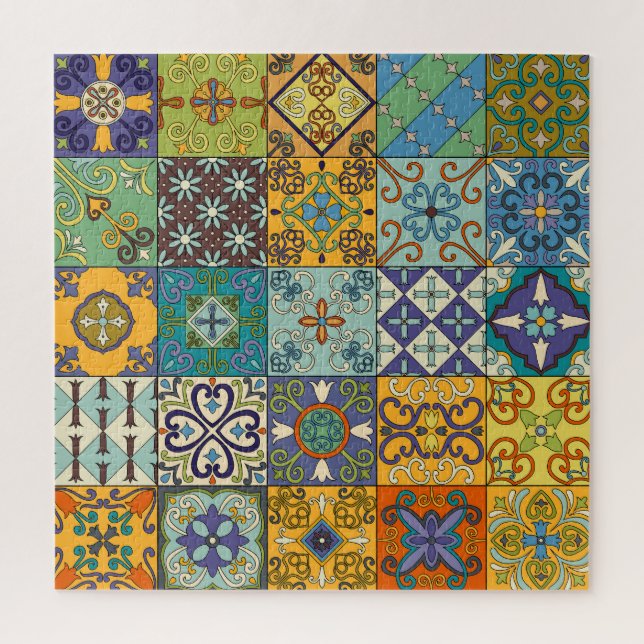 Puzzle Design de carreaux Talavera portugais (Vertical)