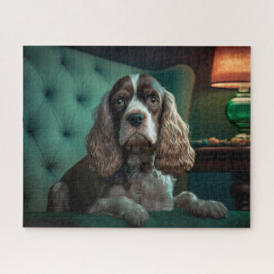 Puzzle Design de portrait classique de Cocker Spaniel élé