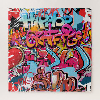 Puzzle Design d'intérieur rétro à rayures.