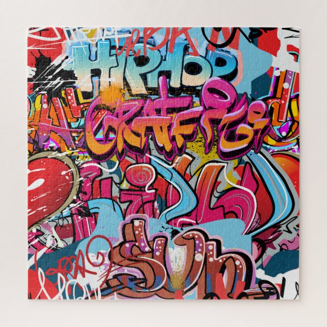 Puzzle Design d'intérieur rétro à rayures. (Vertical)