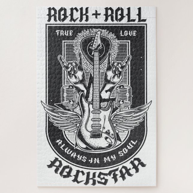 Puzzle Design Guitar Rock (Vertical)