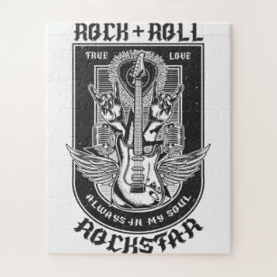 Puzzle Design Guitar Rock